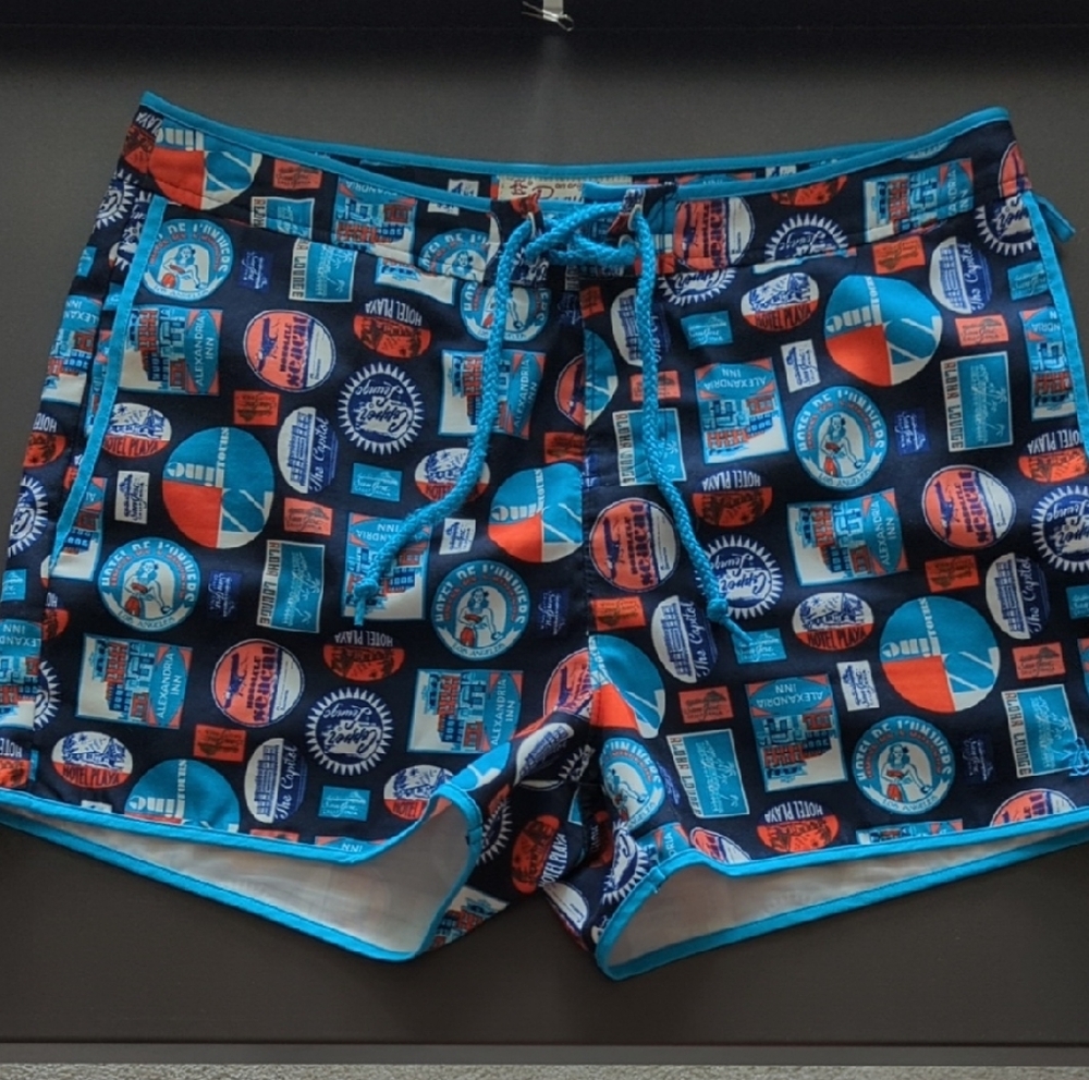 Penguin Hotels Board Shorts